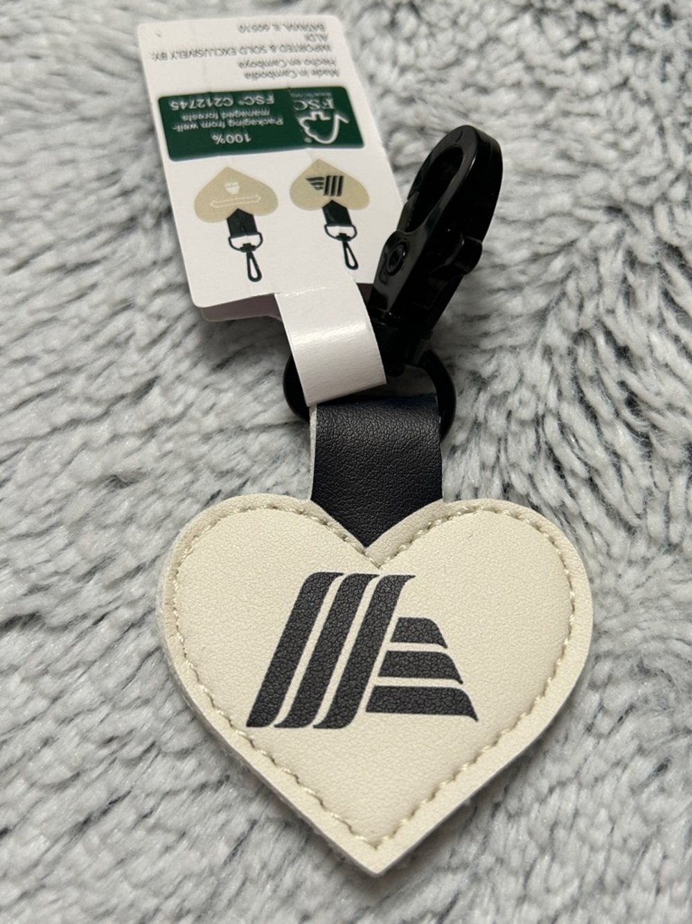 Keychain Quarter Holder - Heart-shaped Aldi - 50th anniversary Limited edition